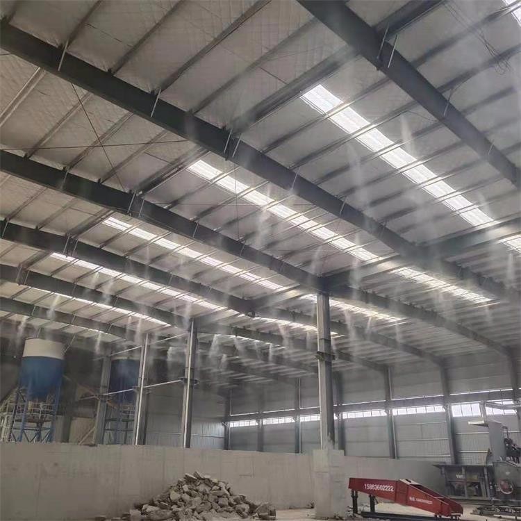 食品厂车间降温降尘雾喷设备车间喷雾加湿器价格雾森系统