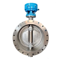 供应不锈钢硬密封法兰蝶阀 D343W/H 三偏心 耐高温 手动涡轮蝶阀