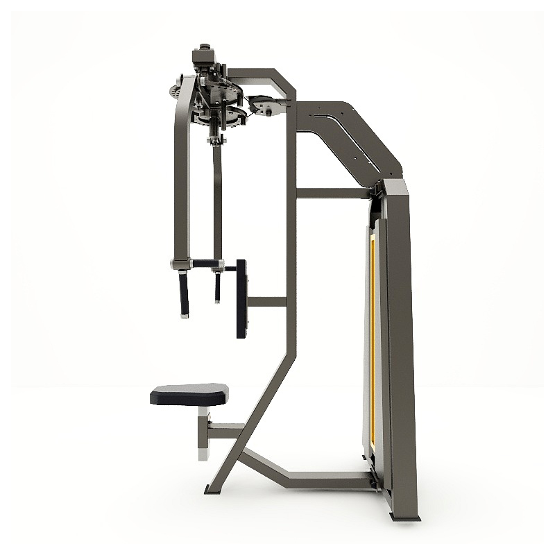 健身房蝴蝶机夹胸坐姿推胸健身器