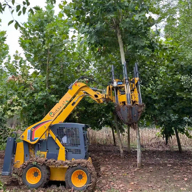 園林挖樹機移樹機移樹斷根機帶土球挖樹機移苗斷根機