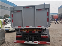 封闭式+举升自卸-12吨猪粪马粪有机肥清运车啥价