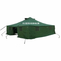 98-10A型班用棉帐篷 应急救援 野外训练通风防雨 便携撑杆式大型帐篷