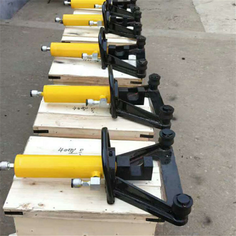 山东菏泽32型液压手提钢筋调直机建筑用小型便携式钢筋弯曲机塔城