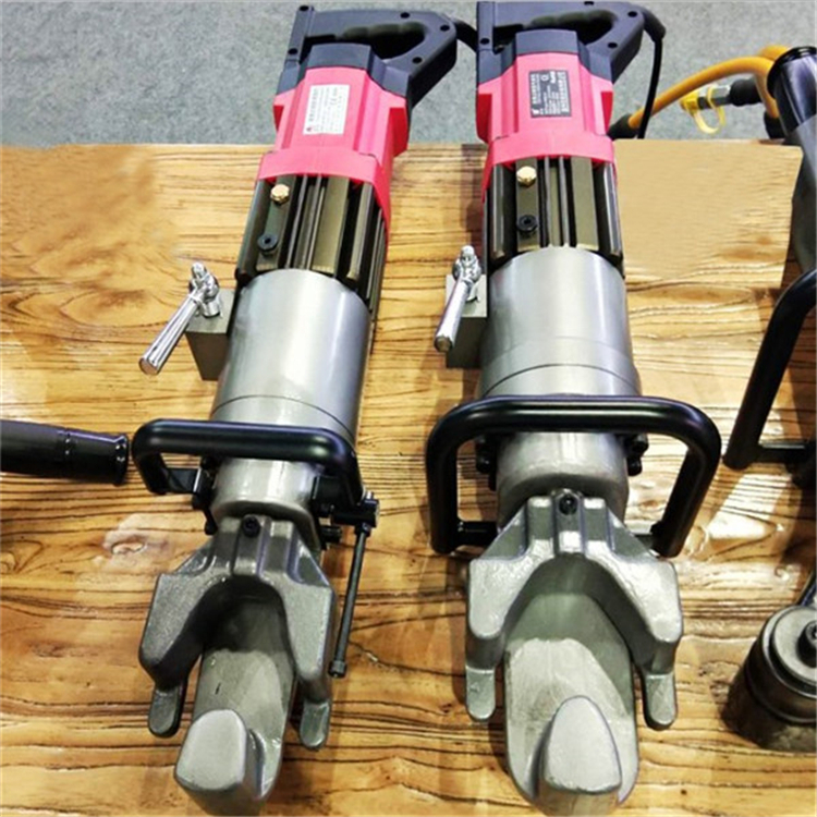 陕西延安便携式电动液压手持钢筋调直机40钢筋手提钢筋弯曲机林州