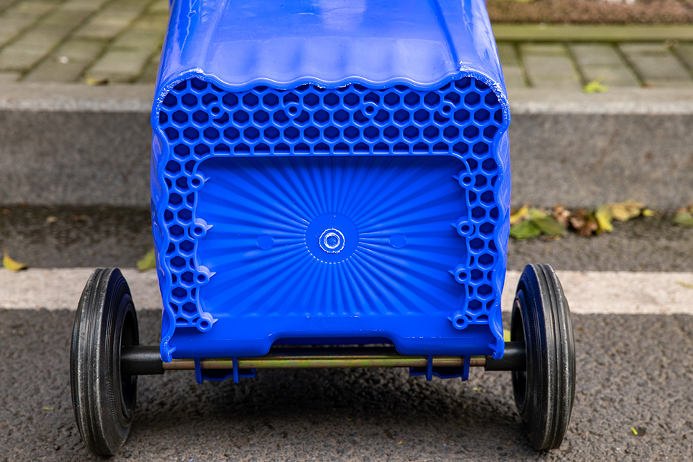 塑料新标分类垃圾桶户外环卫120l加厚物业小区塑料垃圾箱