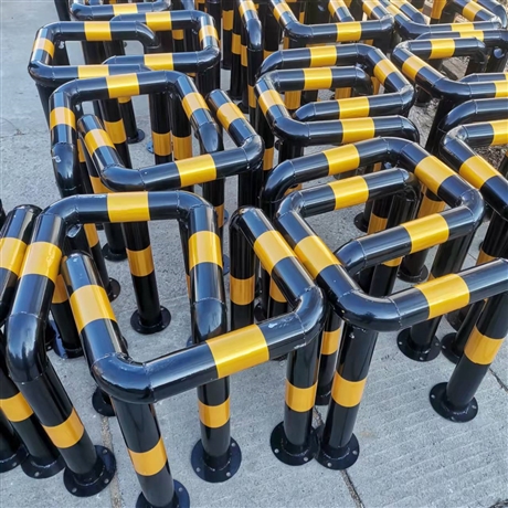 燃气管道防撞架消防栓石油石化护栏博涵玻璃钢护栏可定做