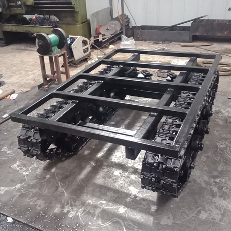 小型履带底盘总成改装钢制履带行走装置运输车履带底盘