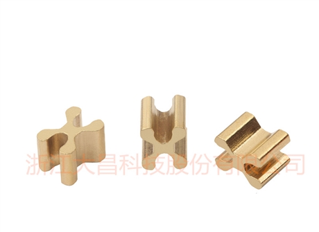 蝴蝶结型铜后码  铜铝锌小型异型材