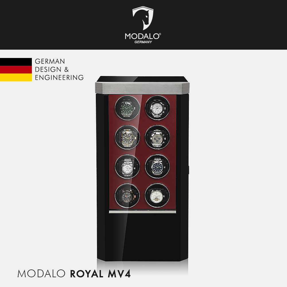 modalo进口摇表器机械表8多表位自动上链盒上弦器21新款指纹