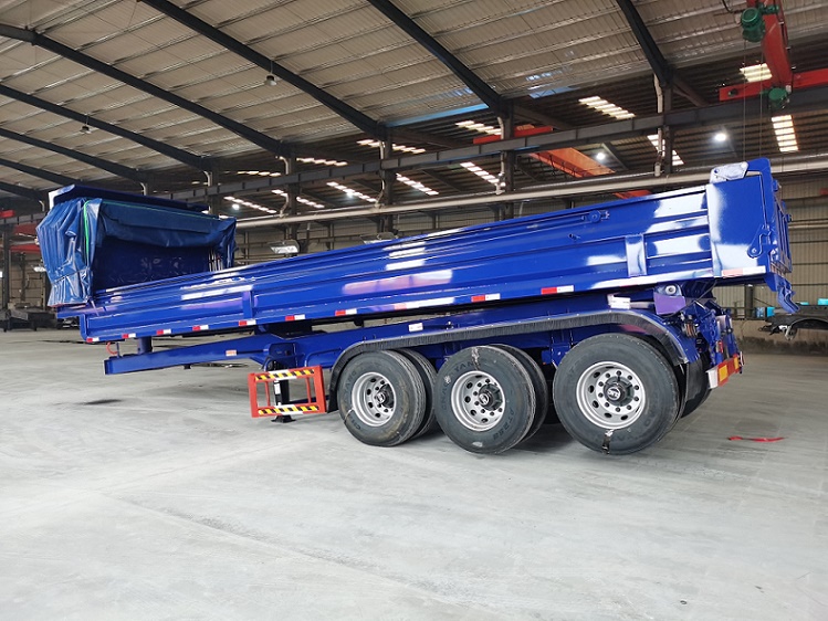 9米后翻自卸半挂车2022新型
