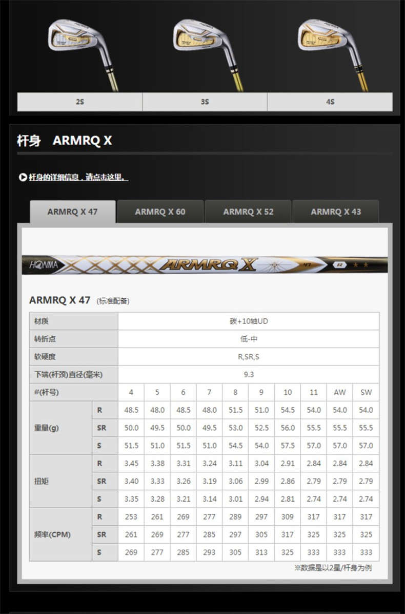 honma红马本间高尔夫球杆男士s06套杆golf经典球杆s06