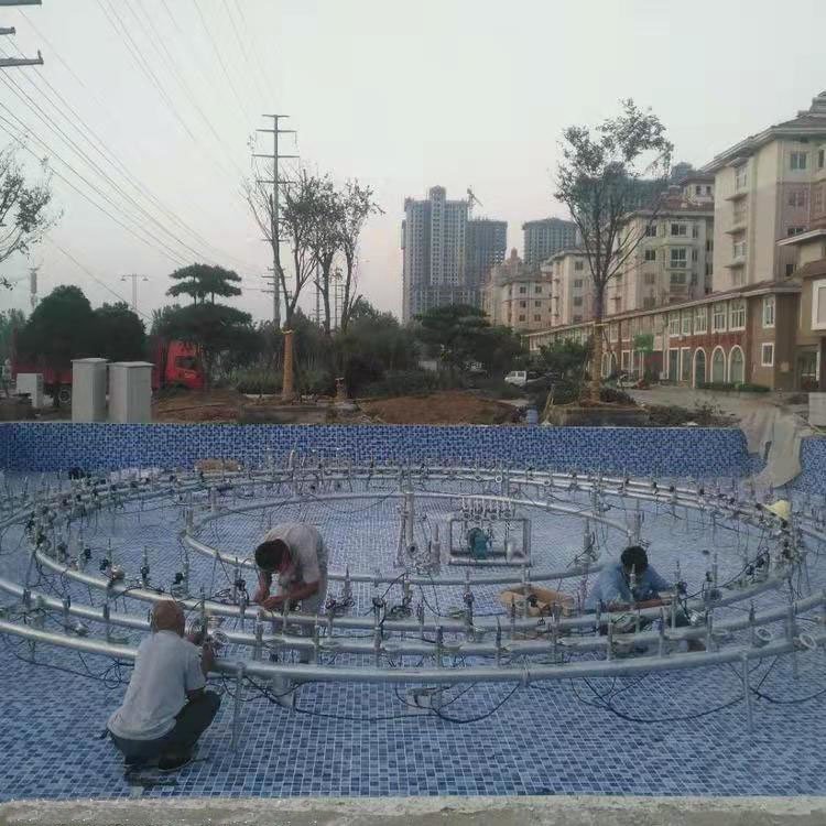 青海海南跳跳泉 游乐场喷泉制作 潍坊昌乐喷泉 施工厂家上门设计