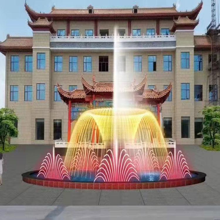 山东日照雾森喷泉 彩灯广场喷泉制作 苏州吴江喷泉 施工厂家自产自销