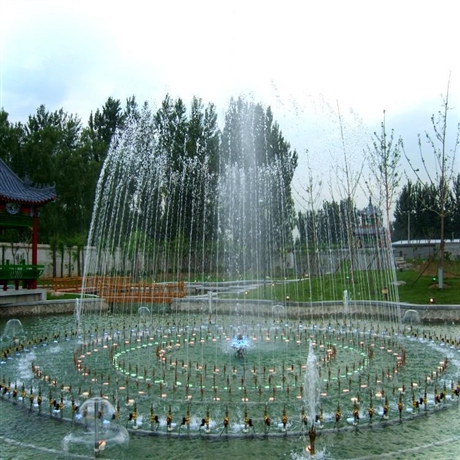 山西呂梁景觀噴泉公司 景區(qū)水景施工制作 巢湖居巢噴泉 施工興超景觀