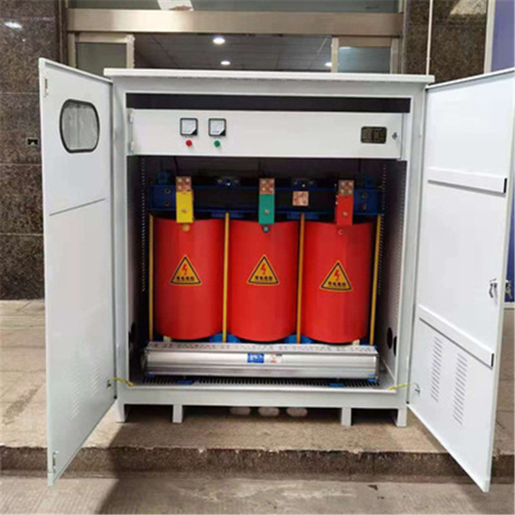 青岛干式变压器干式超轻配电树脂浇注干式变压器带风机温控外壳