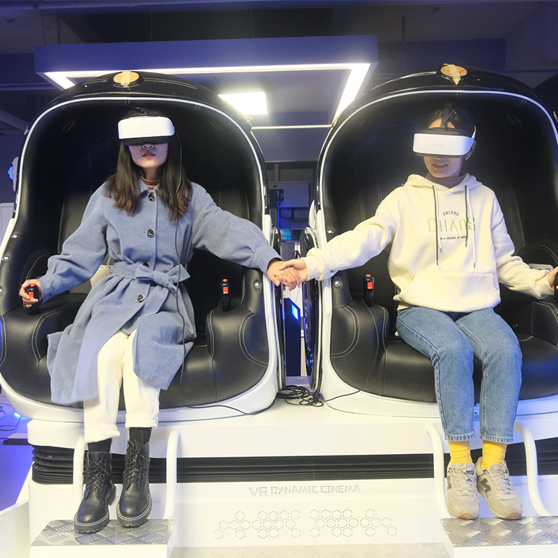 轰趴馆 vr太空舱vr游乐设备大型vr双人蛋椅开店