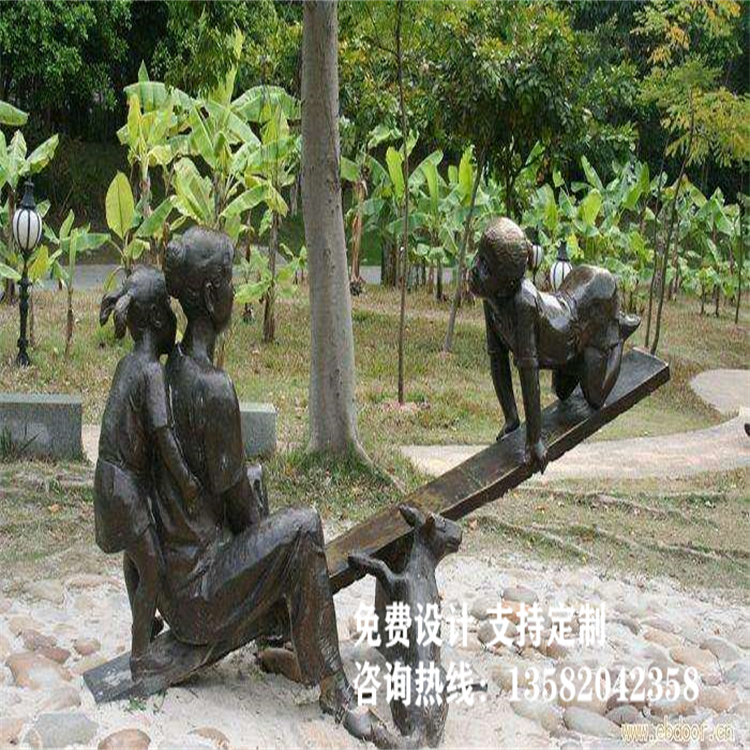 山西玻璃钢圆雕塑厂家 树脂人物雕塑