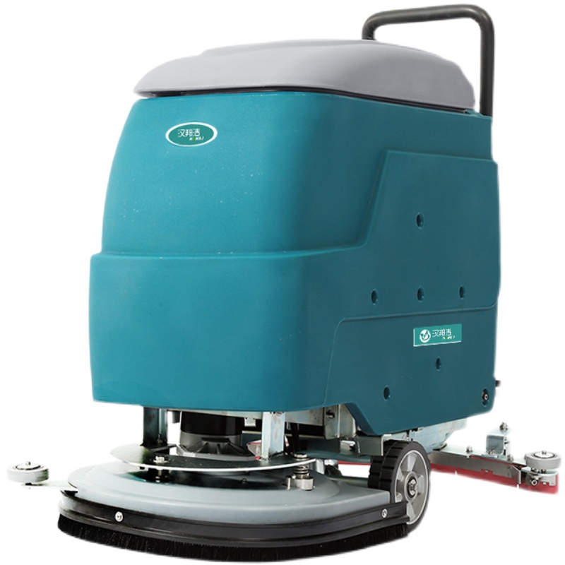 汉邦洁洗地机工厂手推式车间地面洗地吸水一体电动工业商业拖地