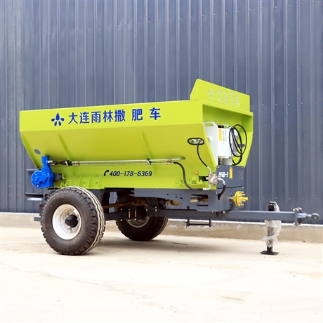 小型撒肥机抛粪车施肥机器 拖拉机扬肥机抛撒车