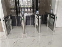 宇楼速通门 写字楼闸机二维码访客门禁系统人脸识别测温门禁摆闸