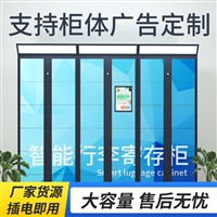 上海车站行李寄存柜 超市存包柜寄存柜  微信联网储物柜共享智能柜