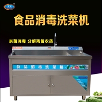 全自动多功能豪华洗菜机 1.5米豪华食品消毒洗菜机