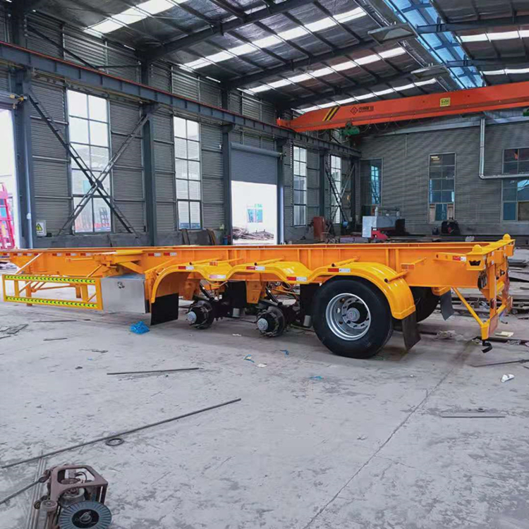 14米骨架集装箱 十三米九五骨架半挂车 40英尺危险品骨架罐箱