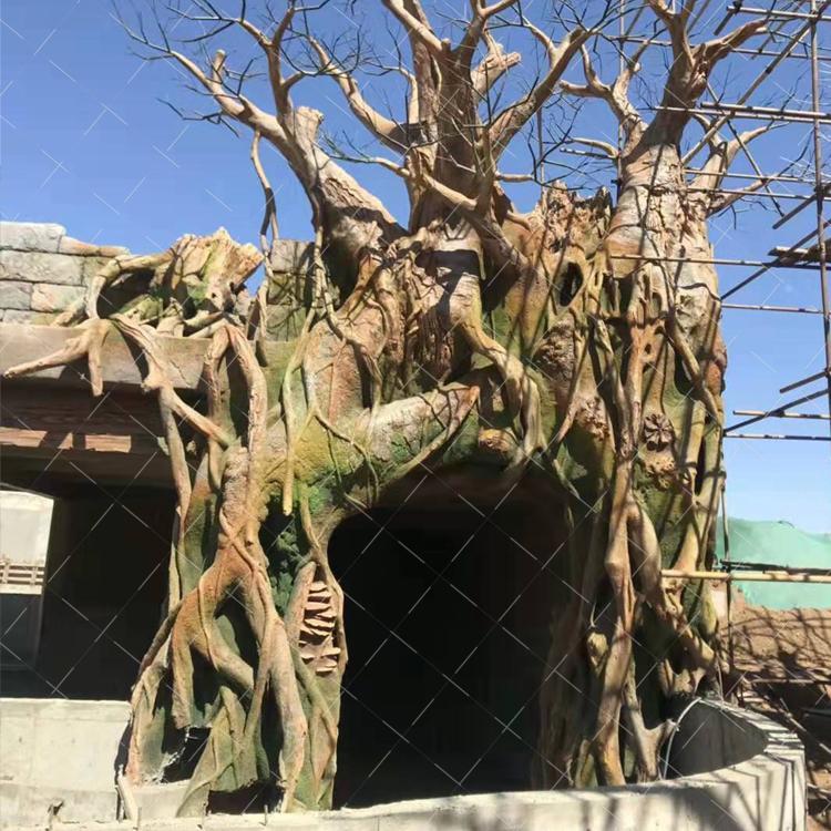 天津津南假树假山设计制作云南怒江生态园假树施工品牌商家