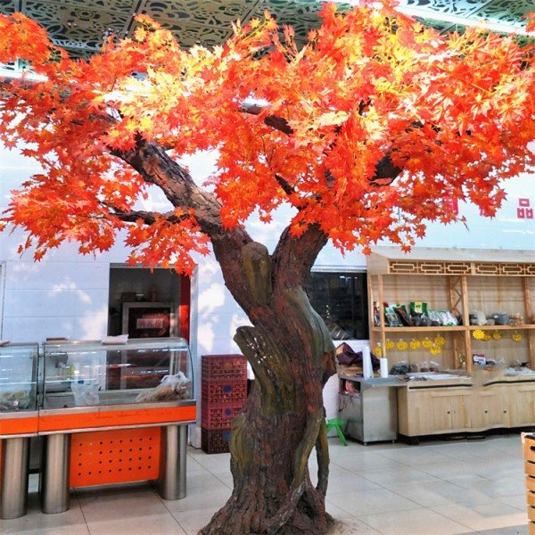 兴超湖南怀化假树生态园假树厂家水泥桃花树制作江西吉安假树兴超景观