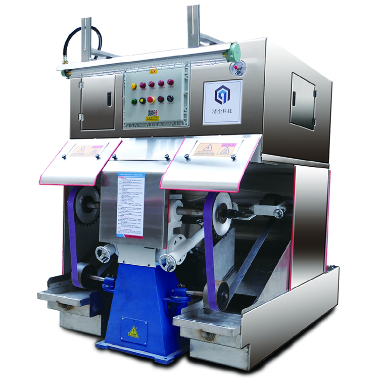 环保除尘砂带机一体机湿式安全防爆安监可过砂带机水式抛光机