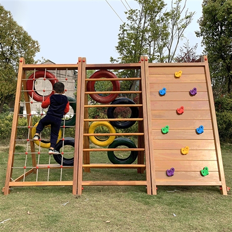 幼儿园攀爬架攀岩体能训练组合拓展儿童攀登架