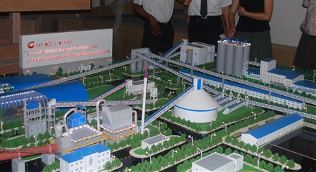 水泥厂模型水泥厂生产线模型水泥厂设备沙盘模型回转窑设备模型