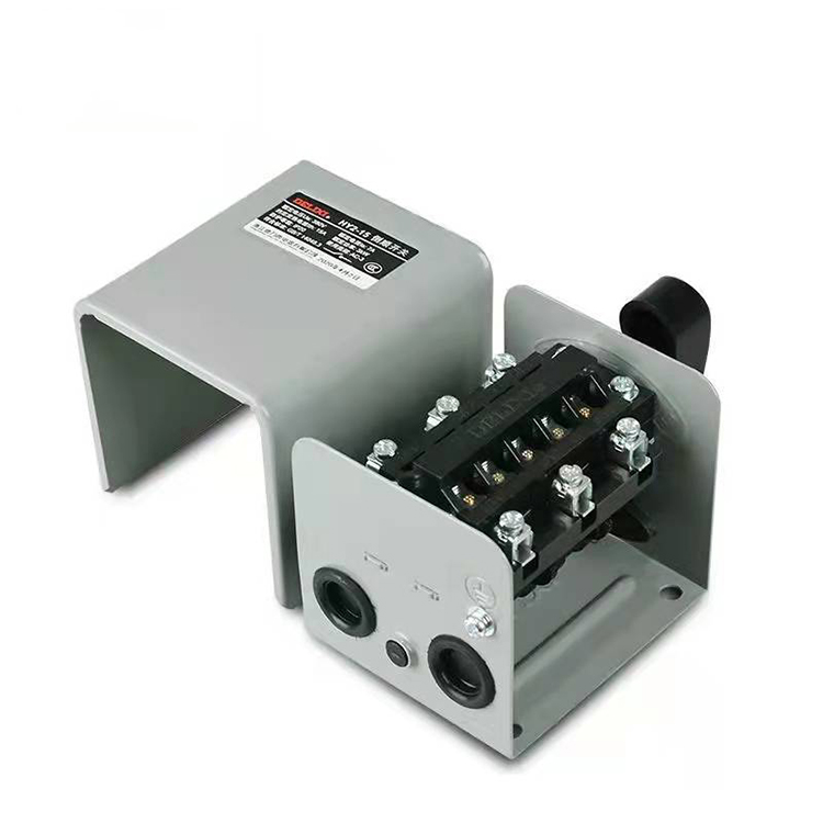 巧夺机械倒顺开关hy23055kw额定电流12a220v380v马达正反转开关