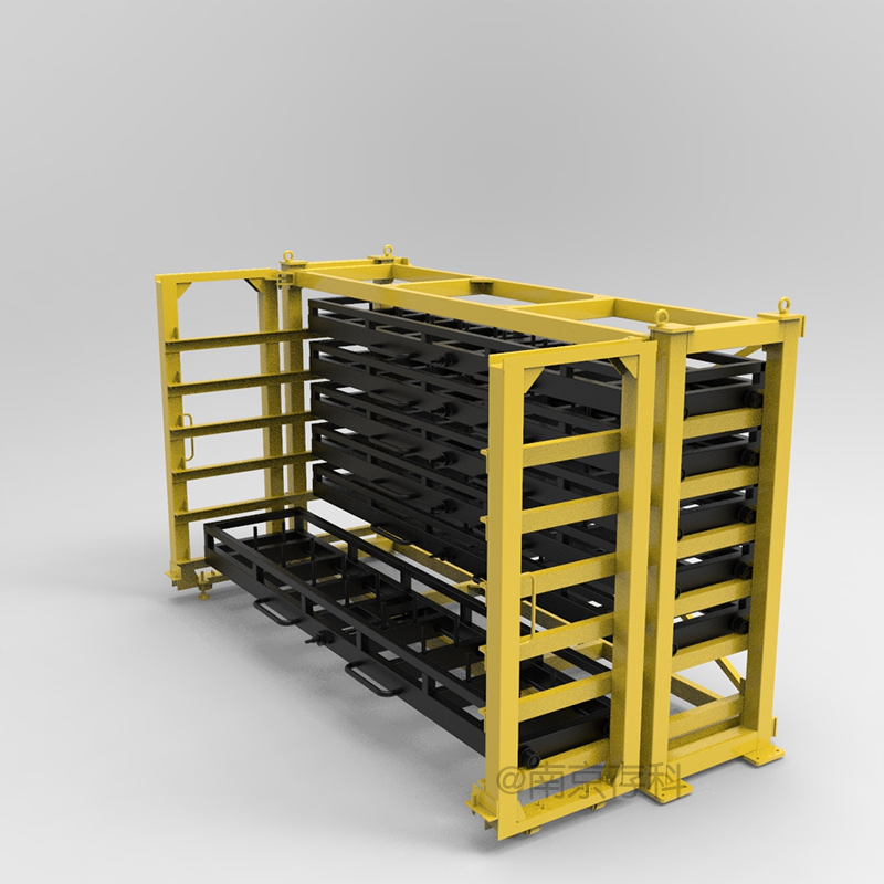 安徽供应抽屉式重型板材存放架存取机械化钢板平放货架ckct48