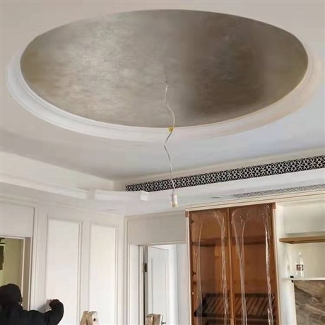 太原贴金箔太原金箔银箔酒店别墅贴金天花贴金箔厂家