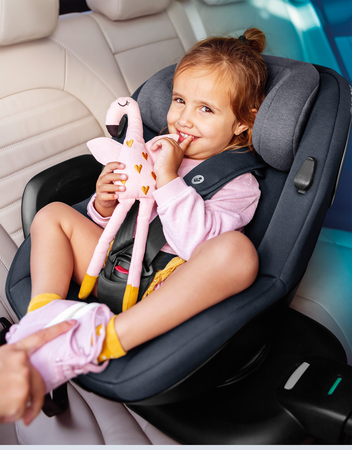 maxicosi迈可适儿童安全座椅mica婴儿车载汽车通用360度旋转04岁