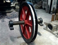 立井天轮供应 矿井支撑天轮 安装方便  操作简单 性能优良