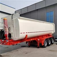 污泥自卸半挂车 8米至10米罐式后翻运输车 规格尺寸