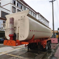 9米工程后翻斗 污泥运输罐自卸车 后翻自卸半挂车前置油缸