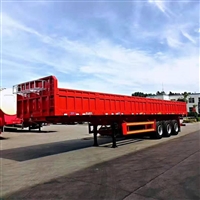 轻量化偏翻自卸半挂车 11米侧翻自卸车厢  标准60厢板规格