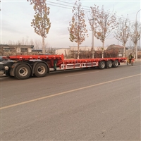 轻体大件运输半挂车 13米75平板车 挖机板运输低平板规格