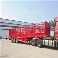  轻型碟刹桥花栏半挂车 对开门仓栏13米气囊桥自重轻
