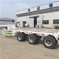 集装箱骨架半挂车 物流厢式运输车 45英尺集装箱货柜营运尺寸 