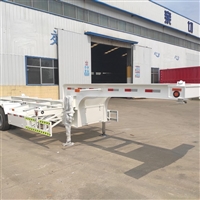 港口码头集装箱运输半挂车 20英尺至45英尺骨架车尺寸