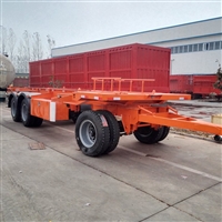   铁水包全挂拖车 钢包运输平板车 二桥拖挂式渣罐车厂家