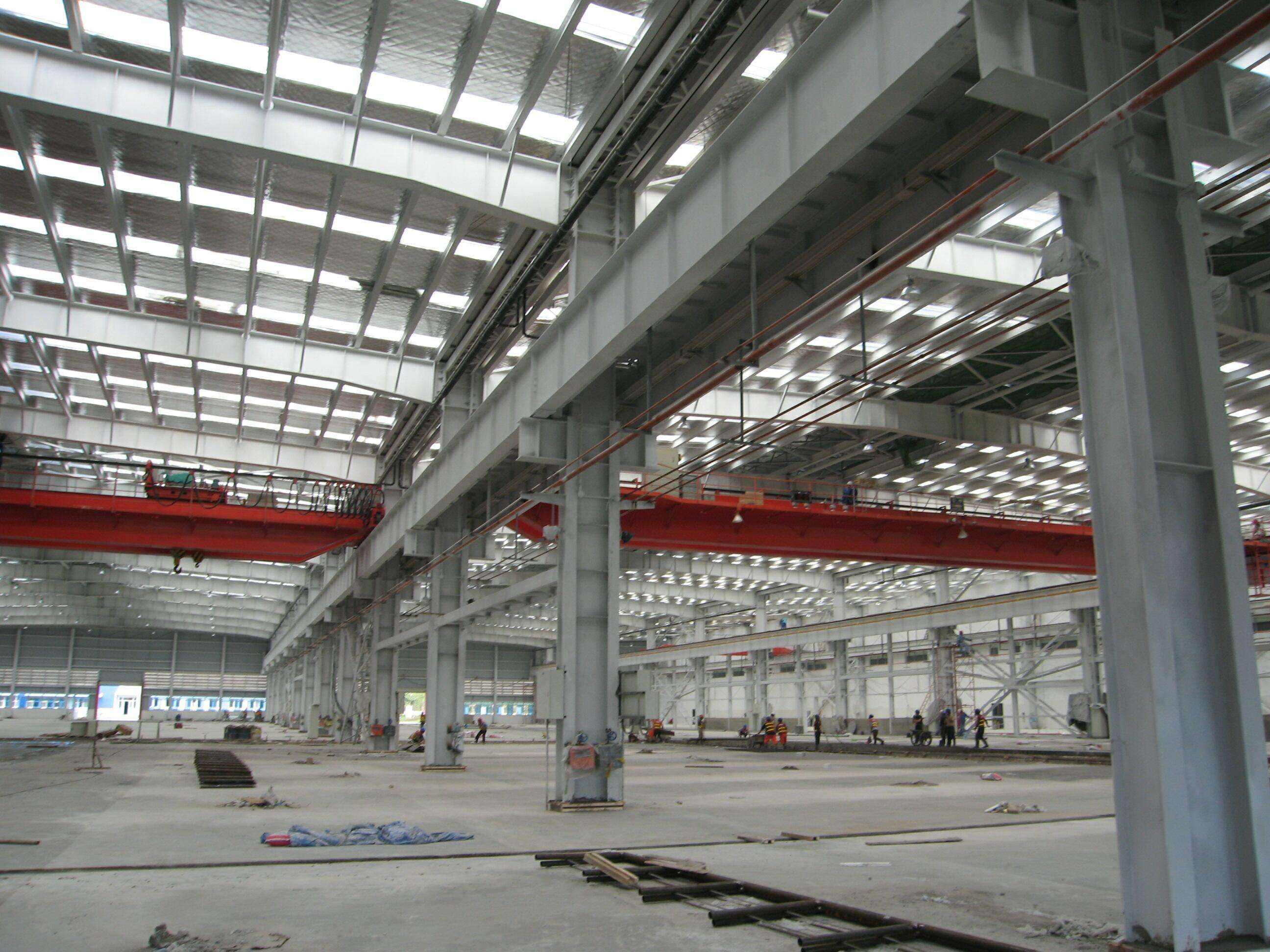 30米高钢结构厂房图片