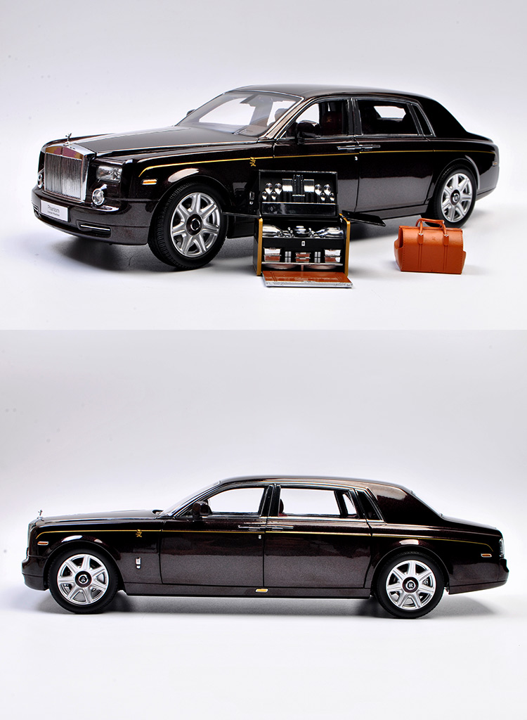礼品劳斯莱斯幻影phantom京商原厂118仿真合金汽车模型摆件