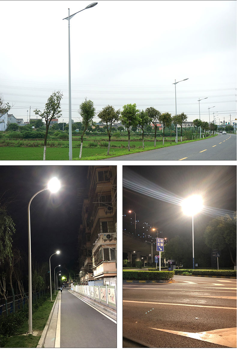 厂家直供小区户外照明led灯金豆路灯市政6米8米10米路灯杆定制