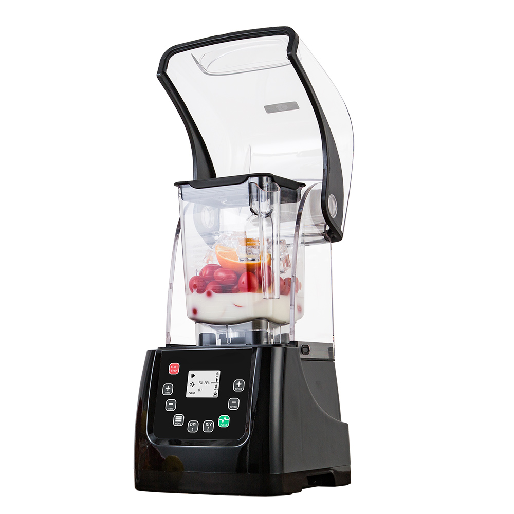 yoc沙冰机商用静音奶茶店带罩隔音冰沙机碎冰榨汁破壁机萃茶机e8