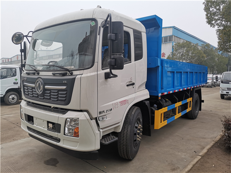 16方东风天锦自卸式污泥清运车15方密封垃圾厢式粪污车介绍